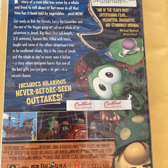 Big Ideas Jonah Veggie Tales VHS Movie New & Sealed clamshell - Picture 4 of 5